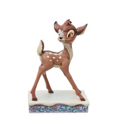 Jim Shore Bambi Christmas Personality Pose Figurine