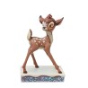 Jim Shore Bambi Christmas Personality Pose Figurine
