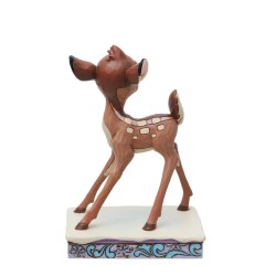 Jim Shore Bambi Christmas Personality Pose Figurine
