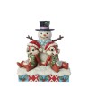 Jim Shore Chip n Dale Snowman Figurine
