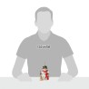 Jim Shore Snowman with Long Scarf and Broom Hanging Ornament