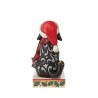 Jim Shore Highland Glen Dog in Santa Hat Figurine