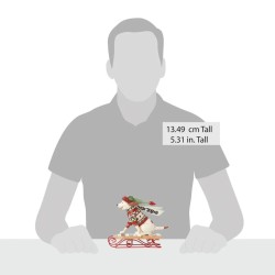 Jim Shore Dashing Downhill Dog on a Sled Figurine