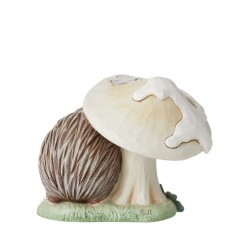 Jim Shore Hedgehog by Mushroom Mini Figurine