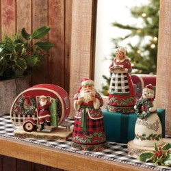 Jim Shore Highland Glen Mr Snowman Figurine