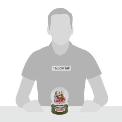 Jim Shore Mickey and Pluto Christmas Snow Globe