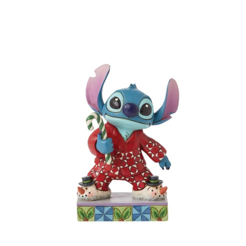 Jim Shore Christmas PJs Stitch Figurine