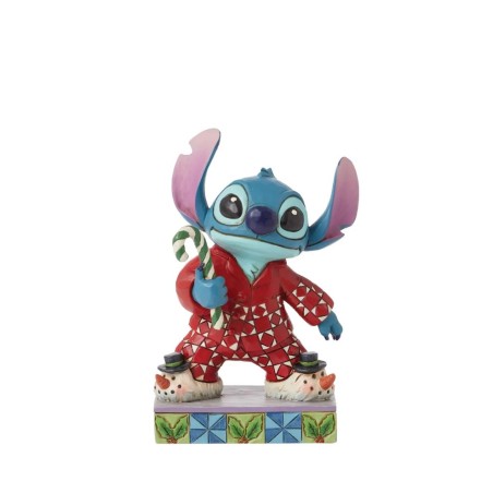 Jim Shore Christmas PJs Stitch Figurine