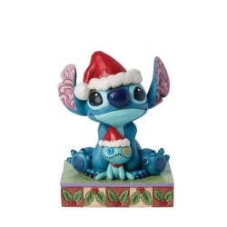 Jim Shore Santa Stitch with Scrump Figurine