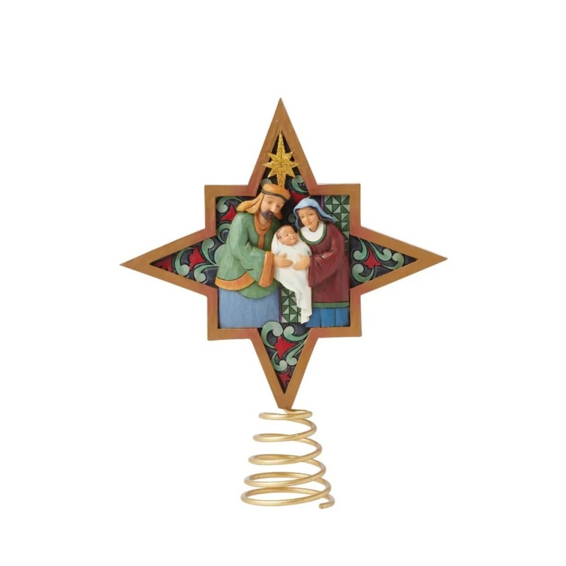 Jim Shore Holiday Manor Nativity Star Tree Topper