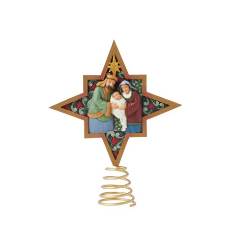 Jim Shore Holiday Manor Nativity Star Tree Topper
