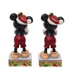 Figurine Mickey De Noël Avec Un Cadeau Surprise Disney Traditions